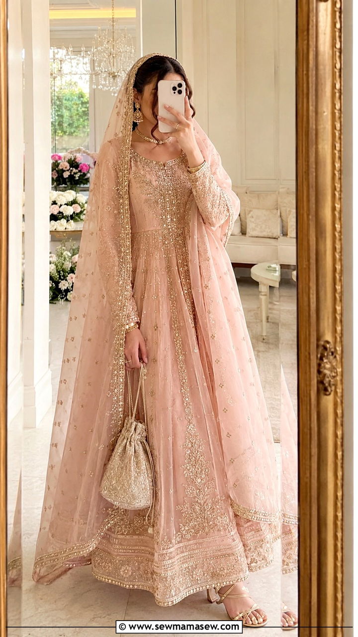 Peshwas Lehenga For Nikkah - 20 Modest outfit ideas for Nikkah