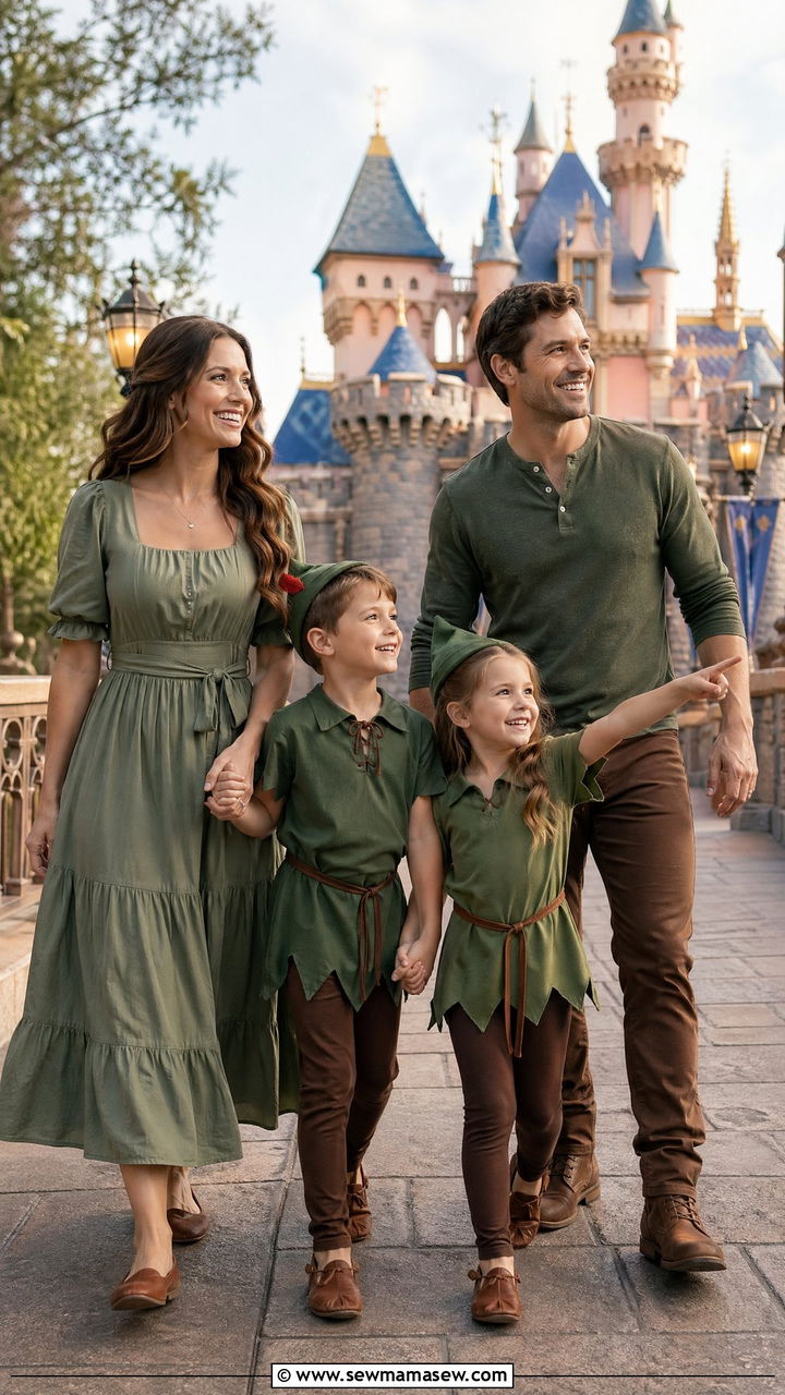 Peter Pan Family Outfits for Disney - 35 Disney outfit ideas for family