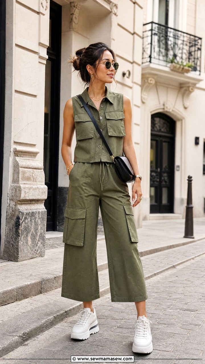 Petite Matching Cargo Set Outfit - 25 Matching set outfit ideas petite