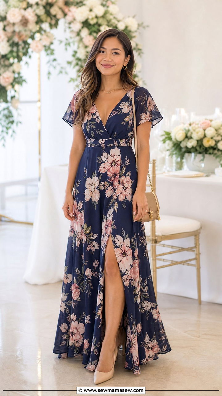 Petite maxi dress for wedding guest - 35 Maxi dress for wedding guest outfit ideas