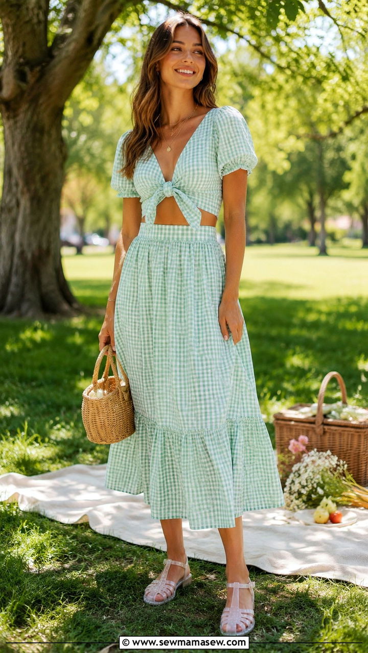Picnic Ready Gingham Co Ord Set - 25 What to wear in spring 2026