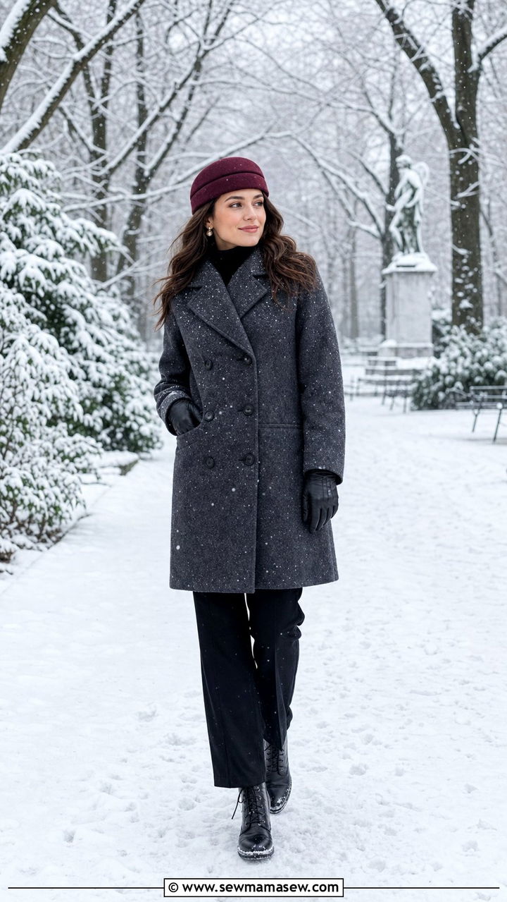 Pillbox Hat With Tailored Coat And Leather Gloves - 25 cute Copenhagen outfits