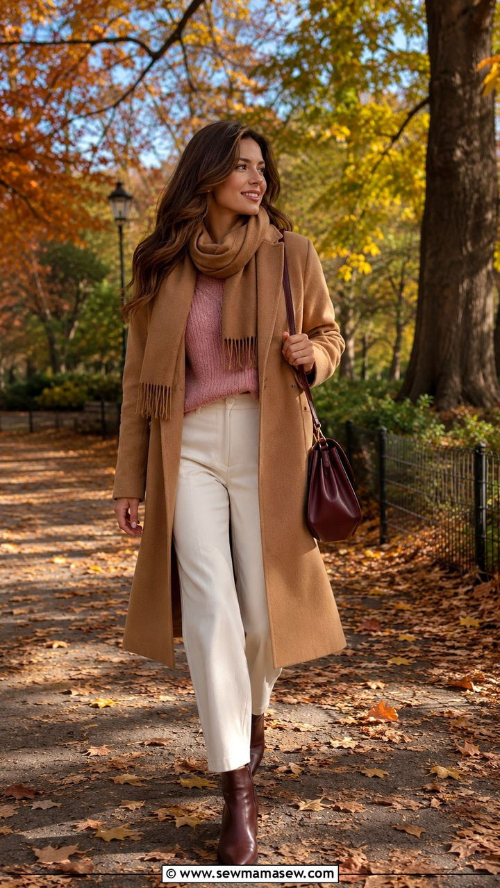 Pink Fall Layered Outfit - 30 pink outfit ideas for women