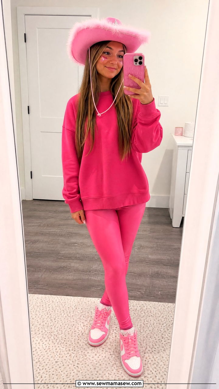 Pink Out Game Outfit from Head to Toe - 25 Gameday outfit ideas high school