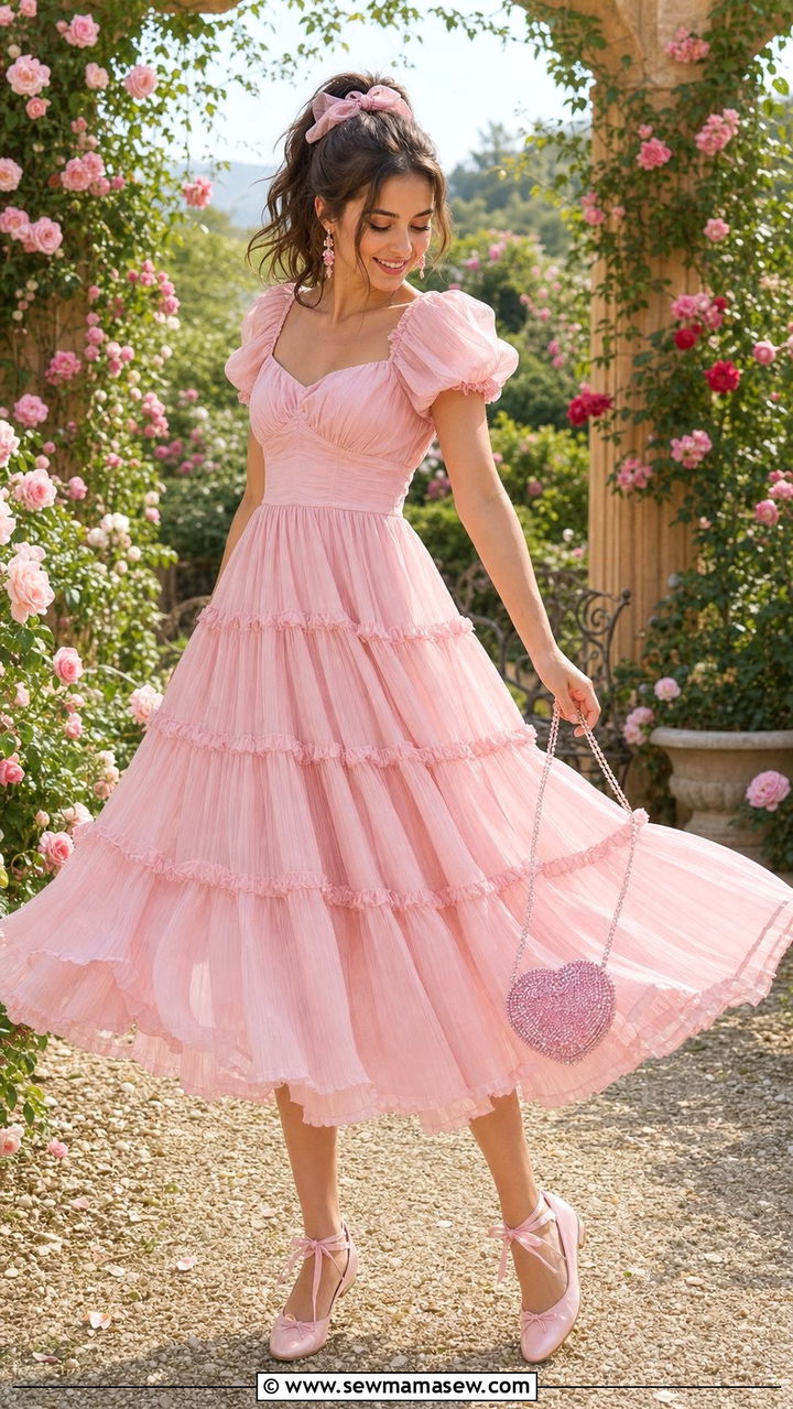 Pink Ruffle Fairycore Outfit - 25 summer fairycore outfits