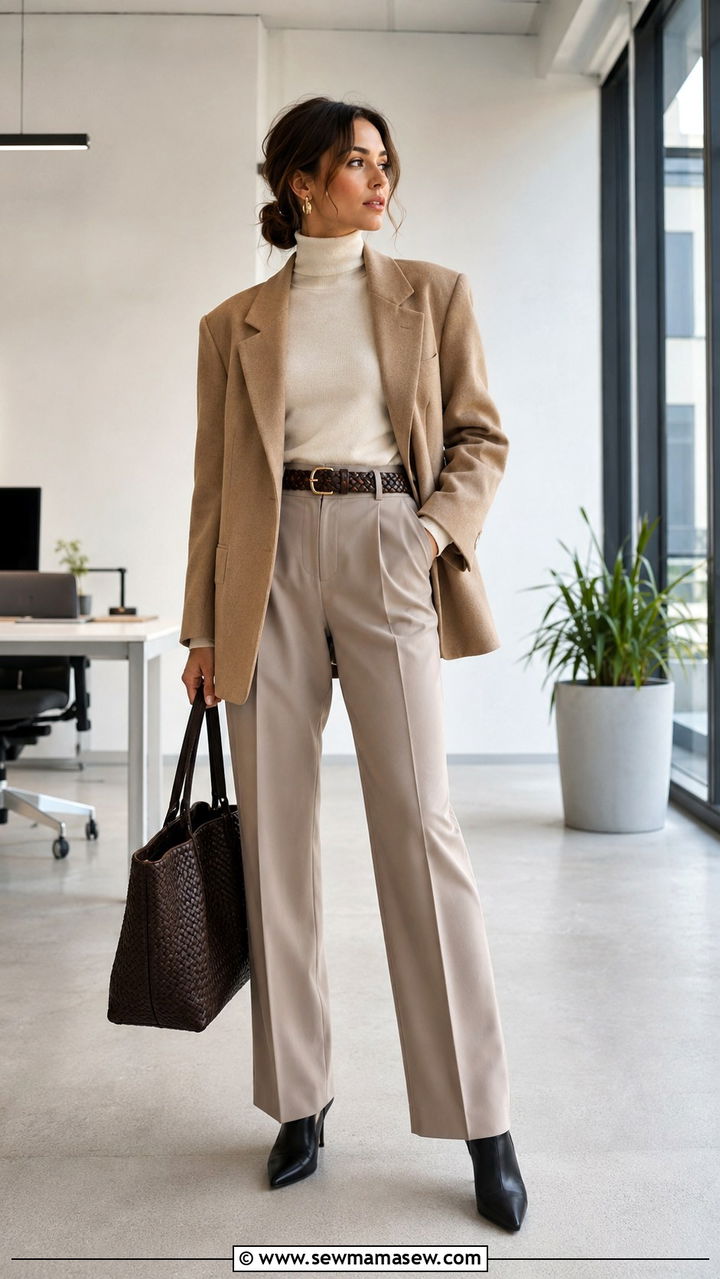Pinstripe suit outfit women - 30 Wall Street outfit ideas