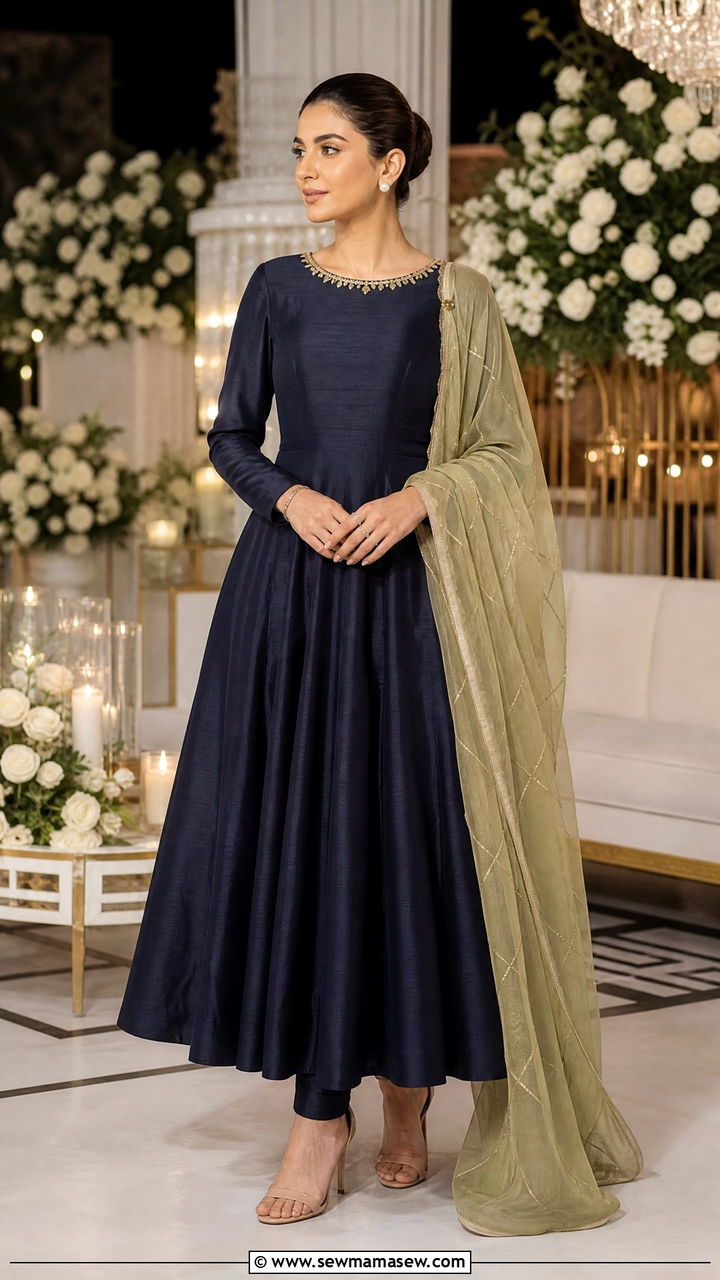 Pishwas Dress for Dholki Gathering - 20 Wedding guest outfit ideas Dholki