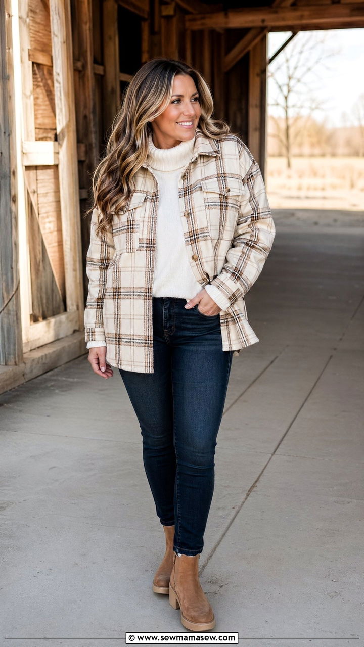 Plaid Family Photo Outfits - 35 family photo outfits