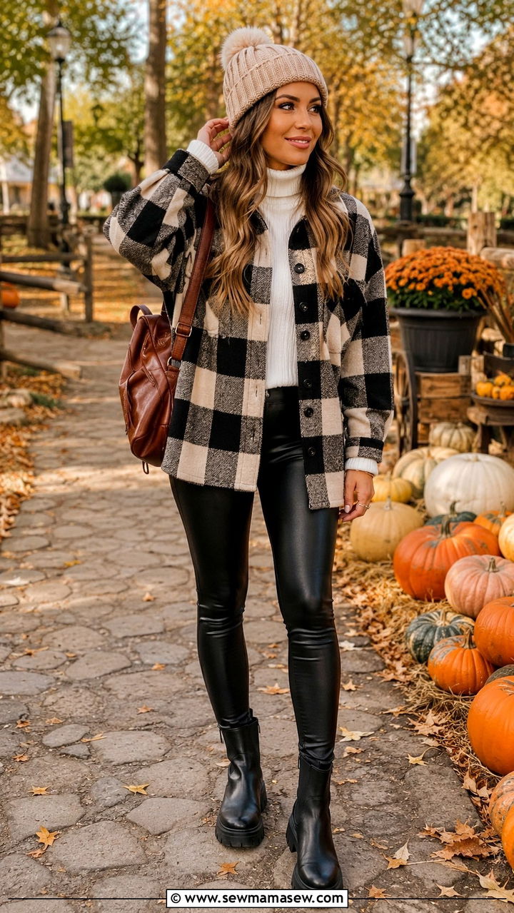 Plaid Shacket Outfit Texas Fall - 30 Texas outfit ideas for women