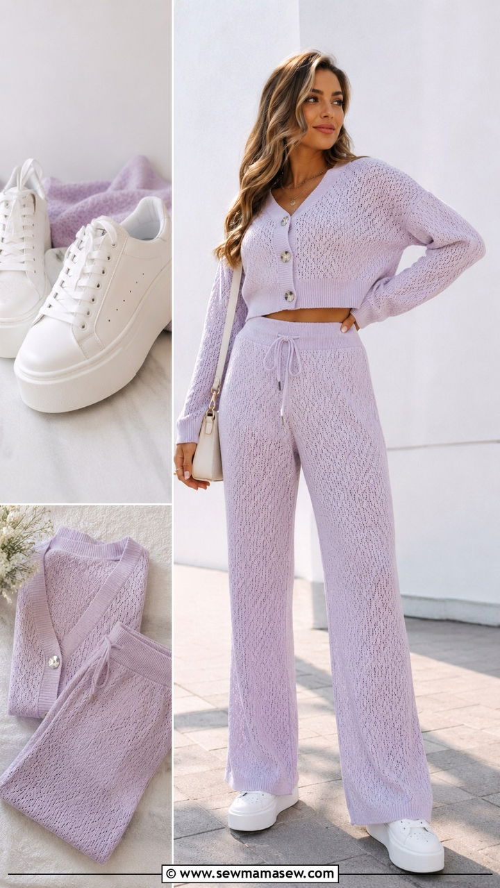 Platform sneakers with a matching set - 30 How to style platform sneakers
