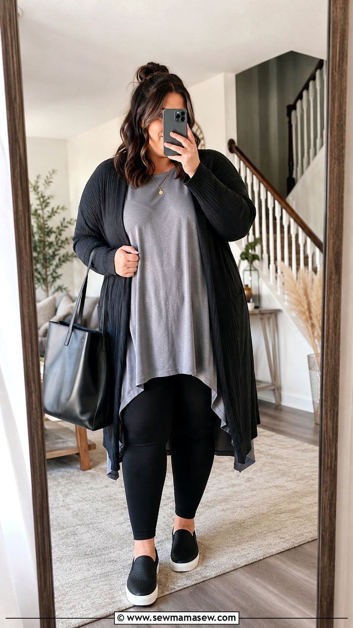 Plus Size 28 Tunic With Leggings Outfit - 25 Plus size outfit ideas size 28
