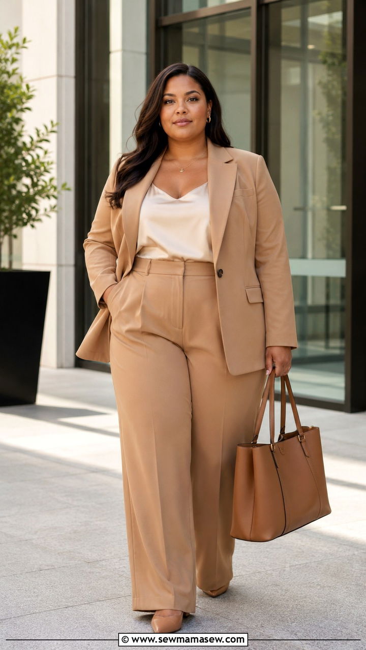 Plus Size Blazer And Trousers For Size 26 - 25 Plus size outfit ideas size 26
