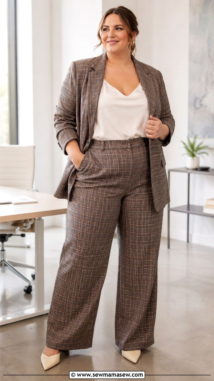 Plus Size Blazer and Trousers Outfit For Work From Target - 20 Plus size from Target