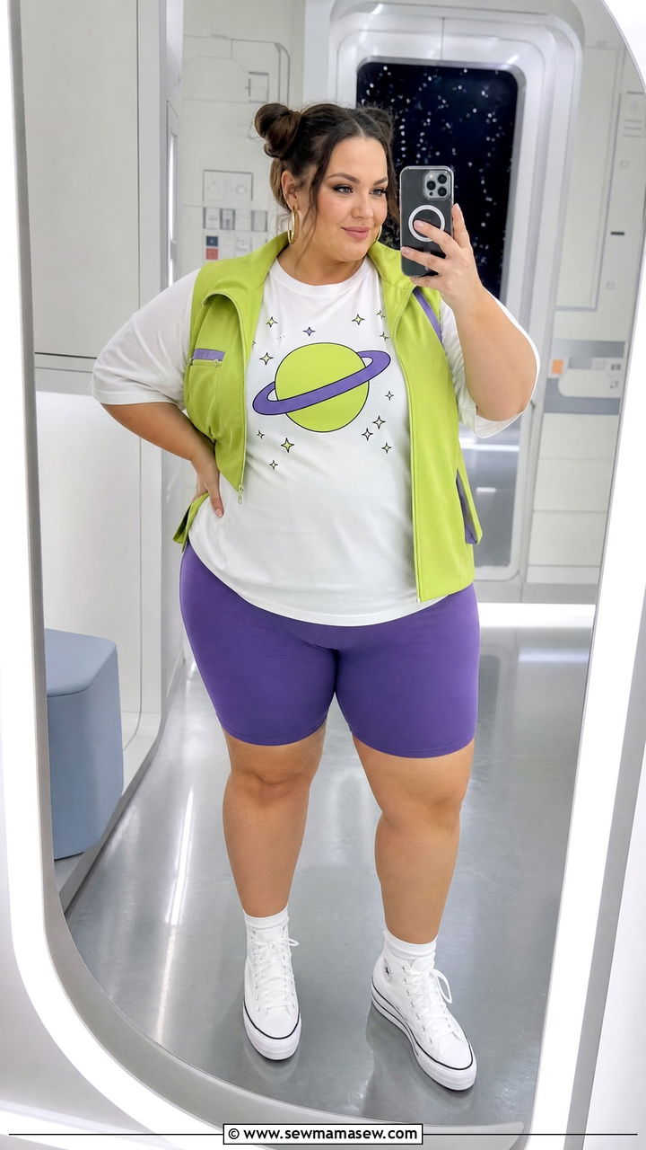 Plus Size Buzz Lightyear Space Ranger Outfit - 30 Plus size Disney outfit ideas