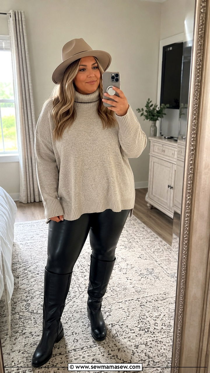 Plus Size Cargo Pants With Fitted Tank Top Outfit - 30 transitional plus size outfit ideas