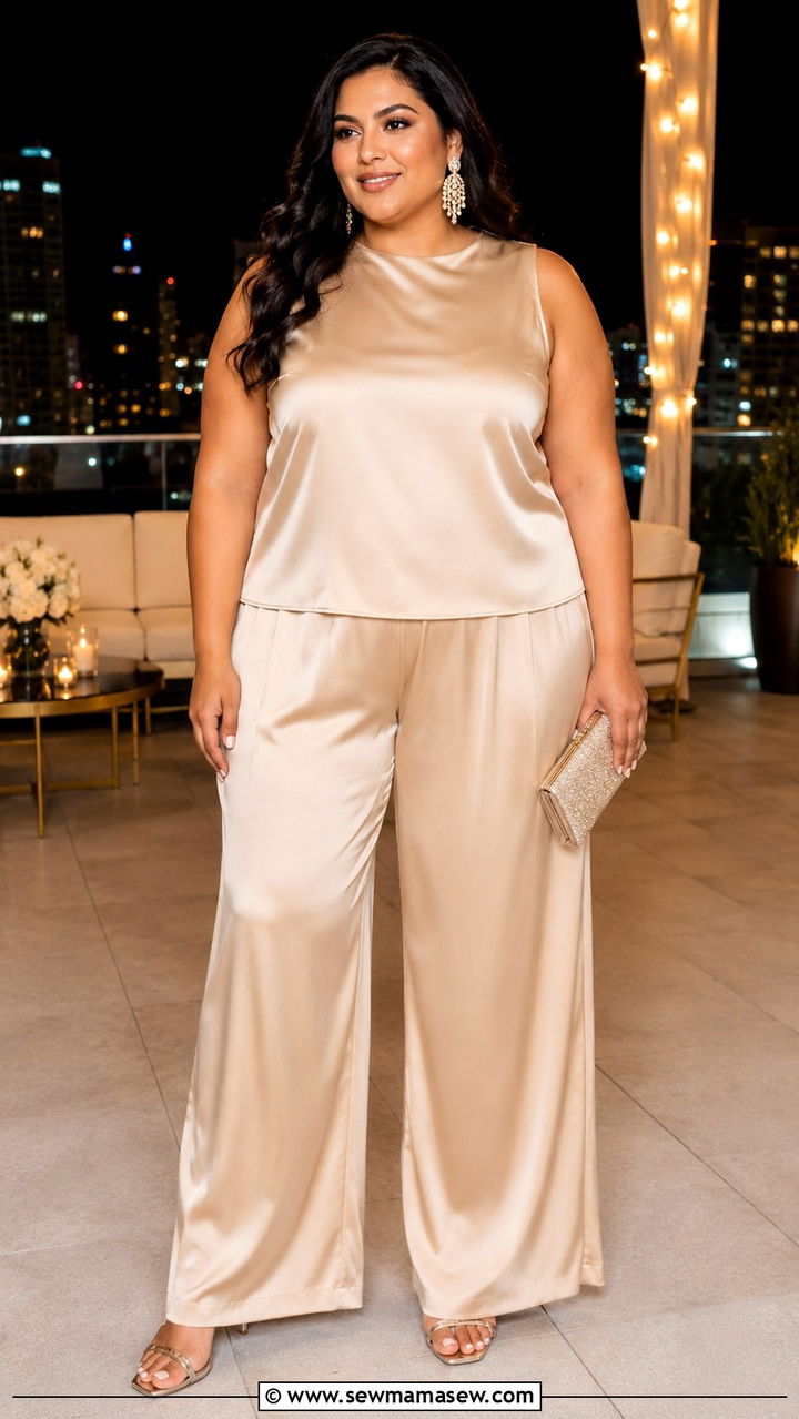 Plus Size Evening Two Piece Set Size 26 - 25 Plus size outfit ideas size 26