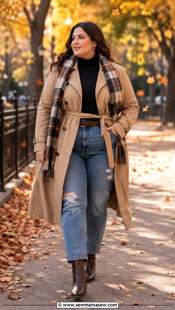 Plus Size Fall Layering Outfit - 25 Plus size outfit ideas aesthetic