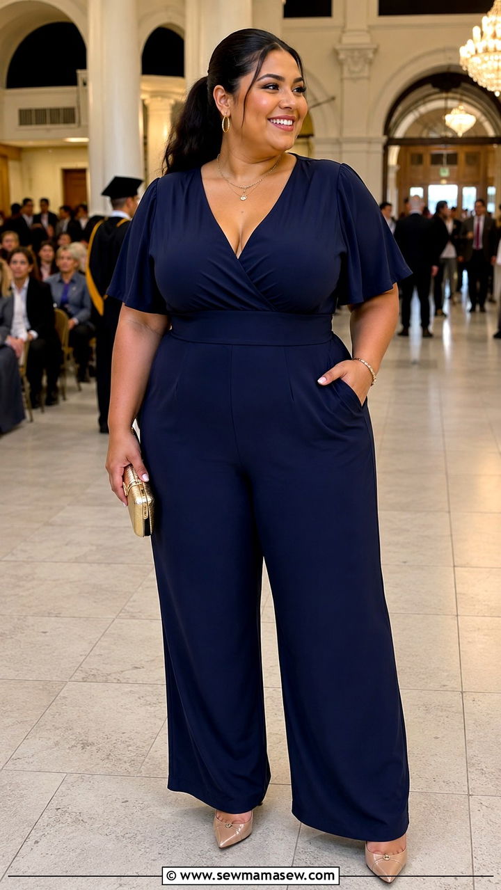 Plus Size Jumpsuit Graduation Outfit - 30 Plus size graduation outfit ideas