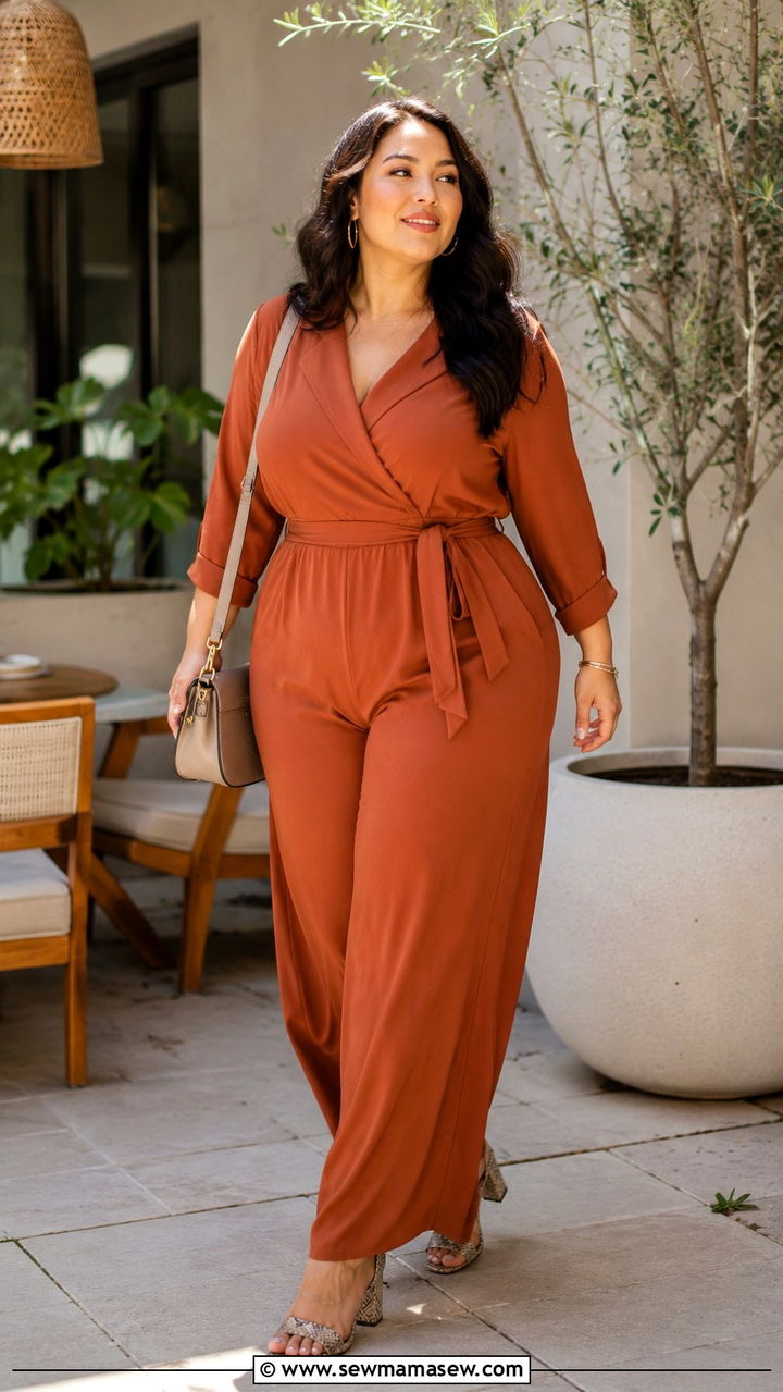 Plus Size Jumpsuit Spring Outfit - 30 Spring outfits for curvy women