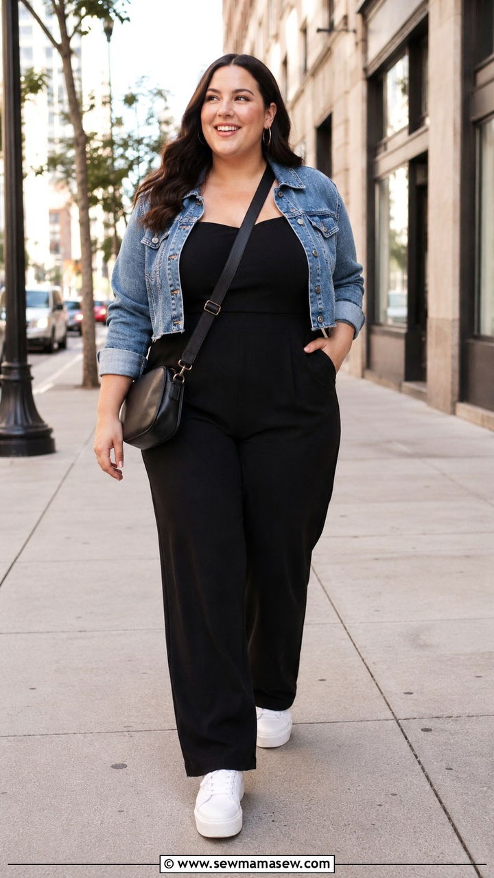 Plus Size Jumpsuit With Sneakers Outfit From Target - 20 Plus size from Target