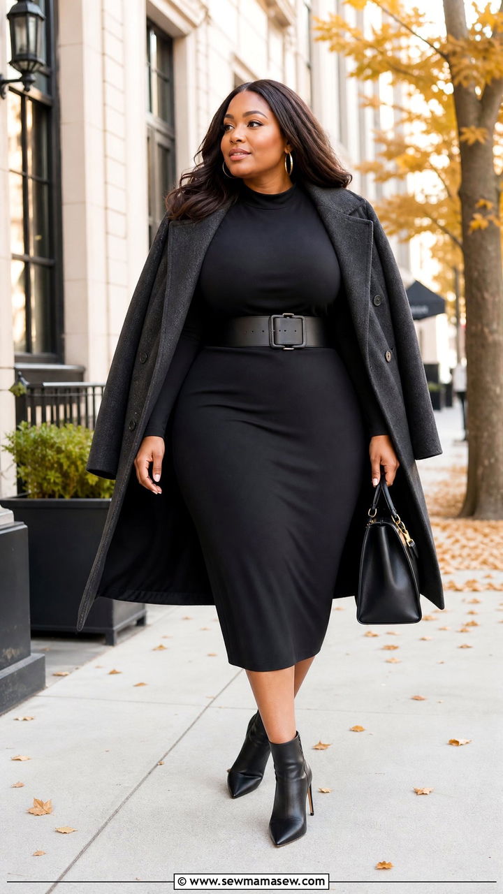 Plus Size Long Sleeve Dress Outfit - 30 Plus size outfit ideas with dresses