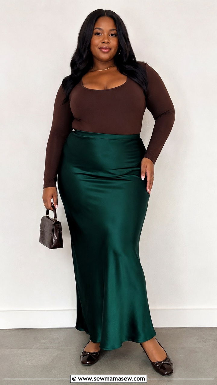 Plus Size Maxi Skirt and Bodysuit Outfit From Target - 20 Plus size from Target