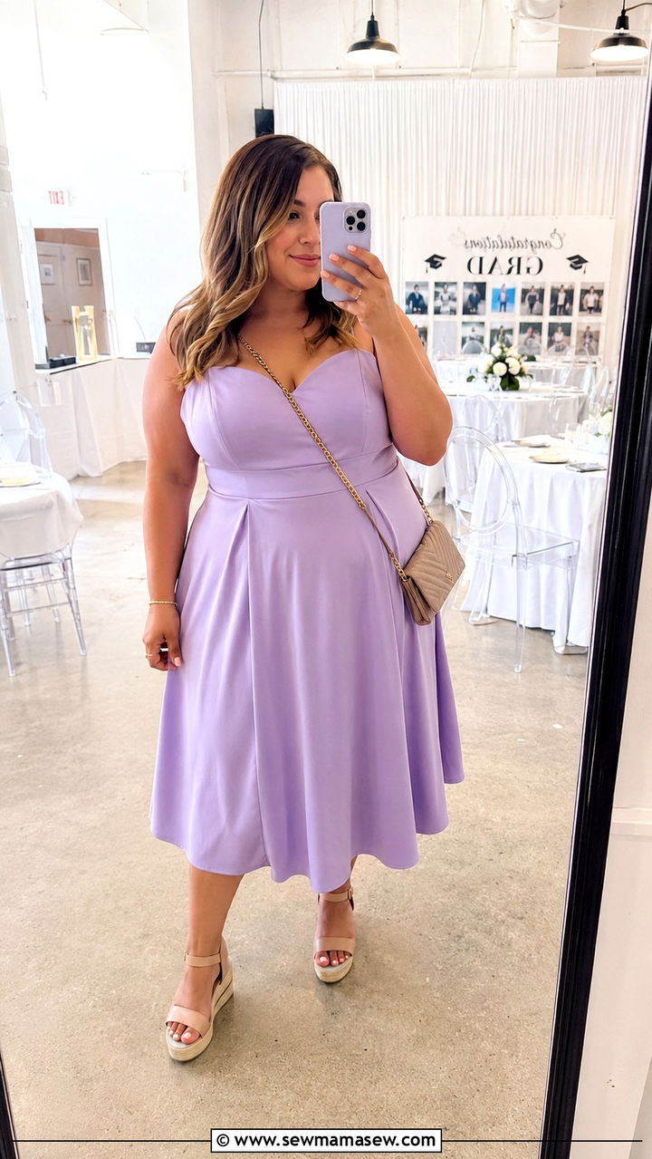 Plus Size Midi Dress Graduation Outfit - 30 Plus size graduation outfit ideas