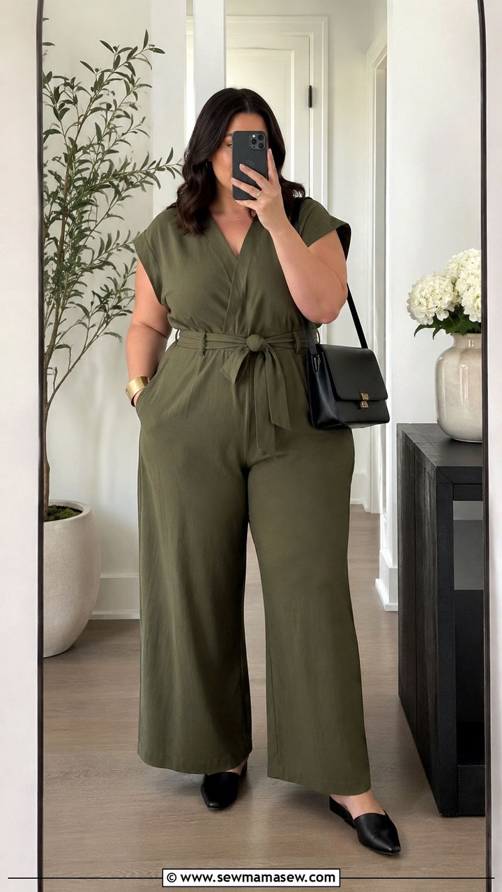 Plus Size Minimalist Jumpsuit Outfit - 30 Minimalist outfits plus size