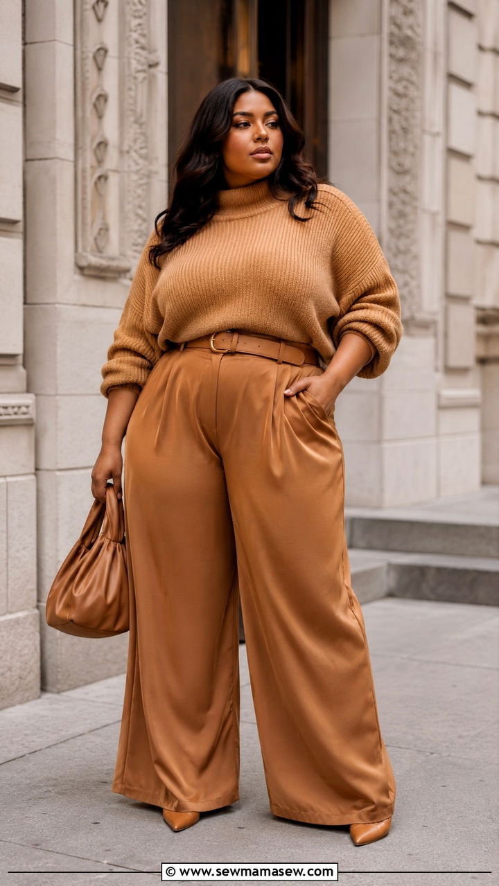 Plus Size Monochrome Photoshoot Outfit - 30 Plus size outfit ideas for photoshoot