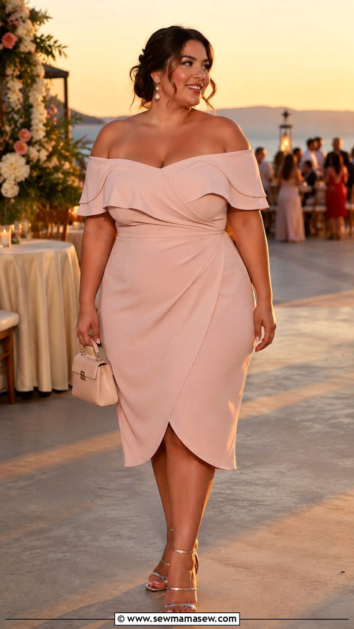 Plus Size Off Shoulder Dress Outfit - 30 Plus size outfit ideas with dresses