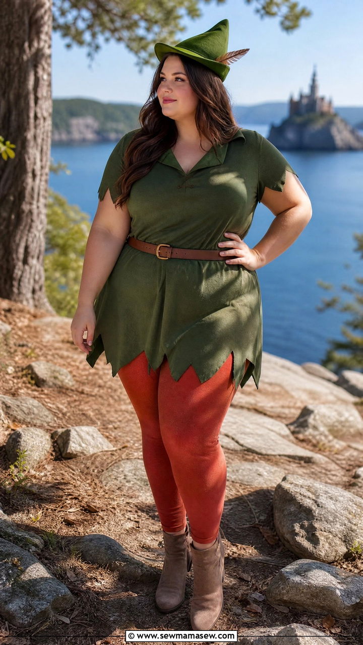 Plus Size Peter Pan Shadow Outfit - 30 Plus size Disney outfit ideas