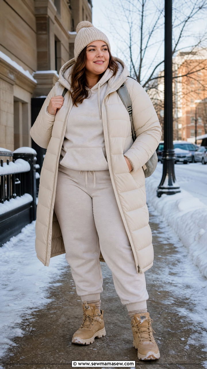 Plus Size Puffer Jacket Outfit Size 26 - 25 Plus size outfit ideas size 26