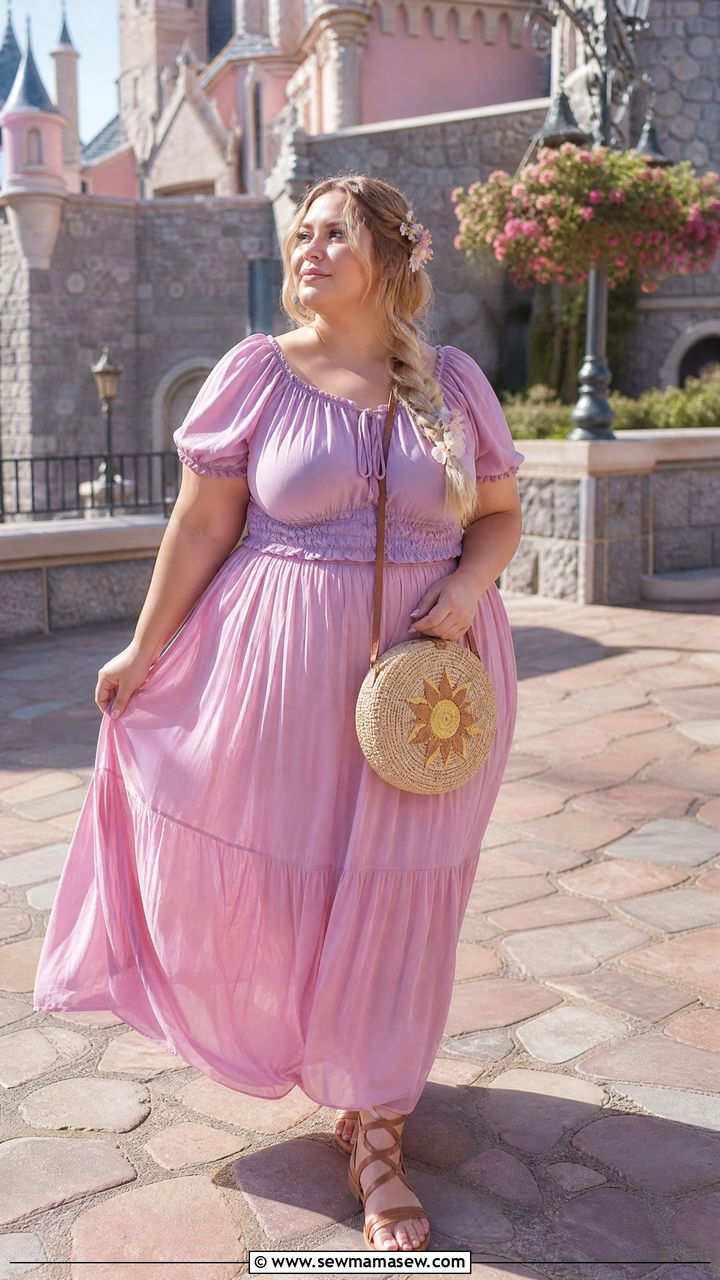 Plus Size Rapunzel Tangled Outfit - 30 Plus size Disney outfit ideas