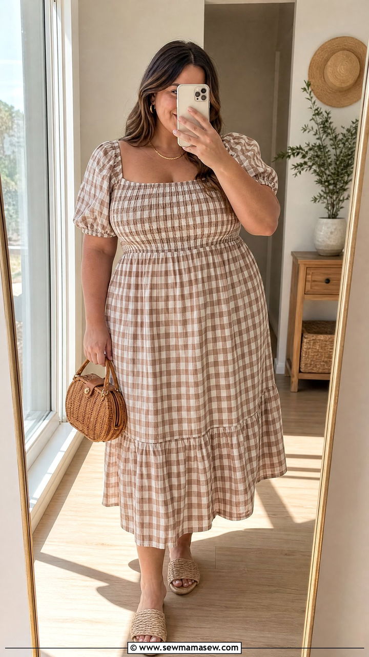 Plus Size Smocked Dress Outfit - 30 Plus size outfit ideas with dresses