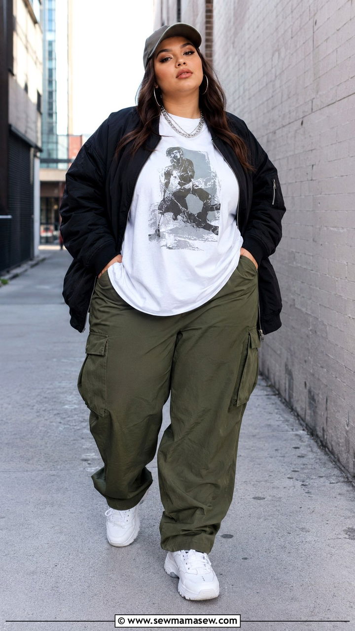 Plus Size Streetwear Outfit - 25 Plus size outfit ideas aesthetic