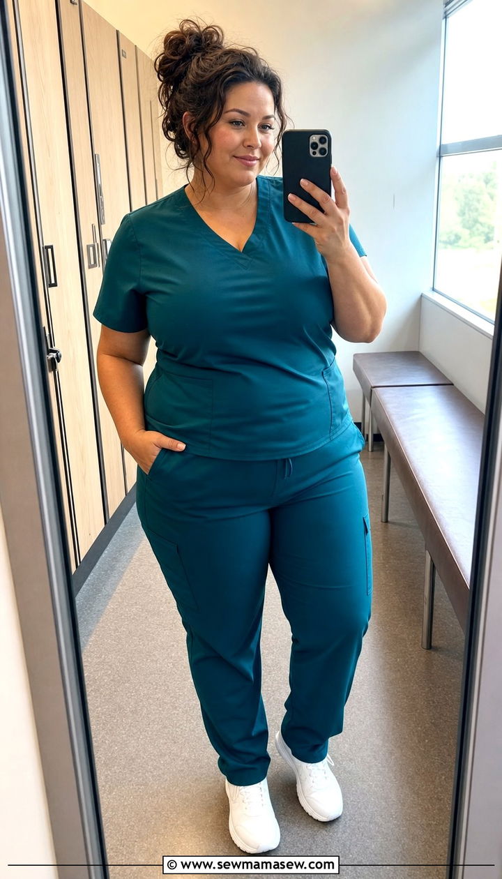 Plus Size Summer Nurse Outfit With Breathable Fabric - 25 Summer nurse outfits