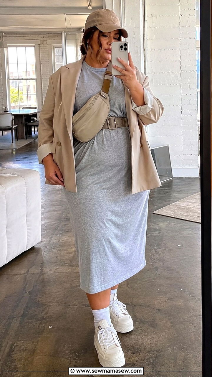 Plus Size T Shirt Dress Outfit - 30 Plus size outfit ideas with dresses
