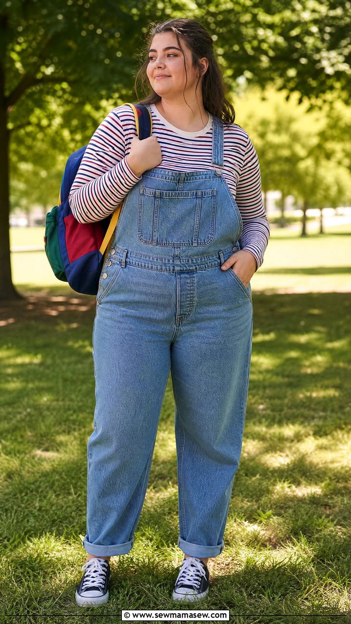Plus Size Teen Overalls Outfit - 30 Plus size outfit ideas for teens