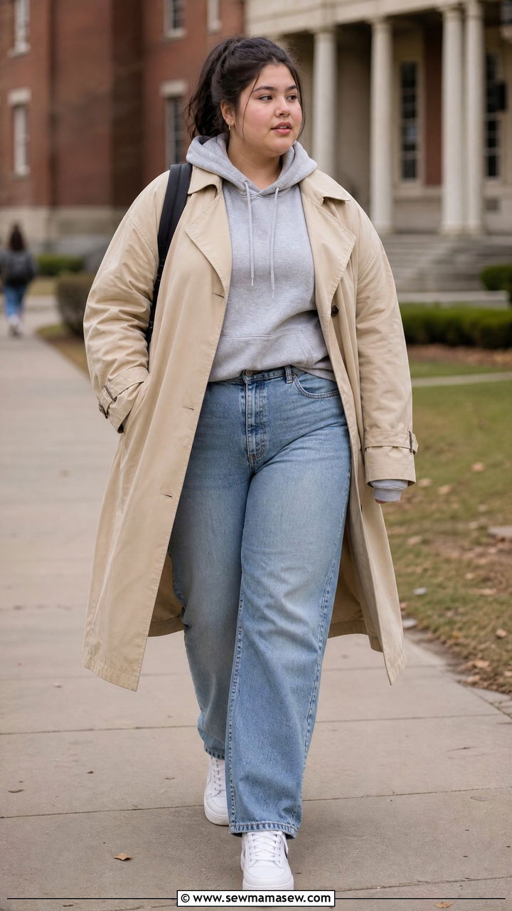 Plus Size Teen Trench Coat Outfit - 30 Plus size outfit ideas for teens
