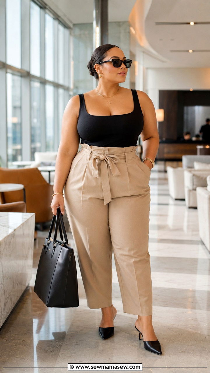 Plus Size Travel Outfit With Sweatshirt Dress and Slip On Shoes - 30 Travel outfit ideas plus size