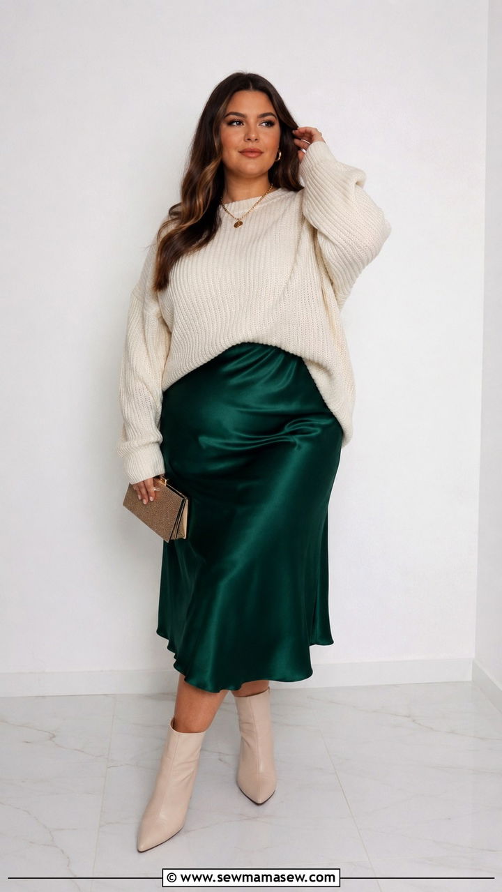 Plus Size Wrap Dress With Ankle Boots Outfit - 30 transitional plus size outfit ideas