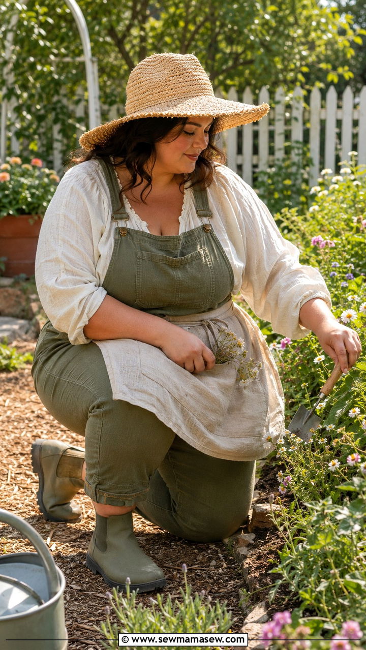 Plus size cottagecore garden outfit - 25 Plus size outfit ideas cottagecore
