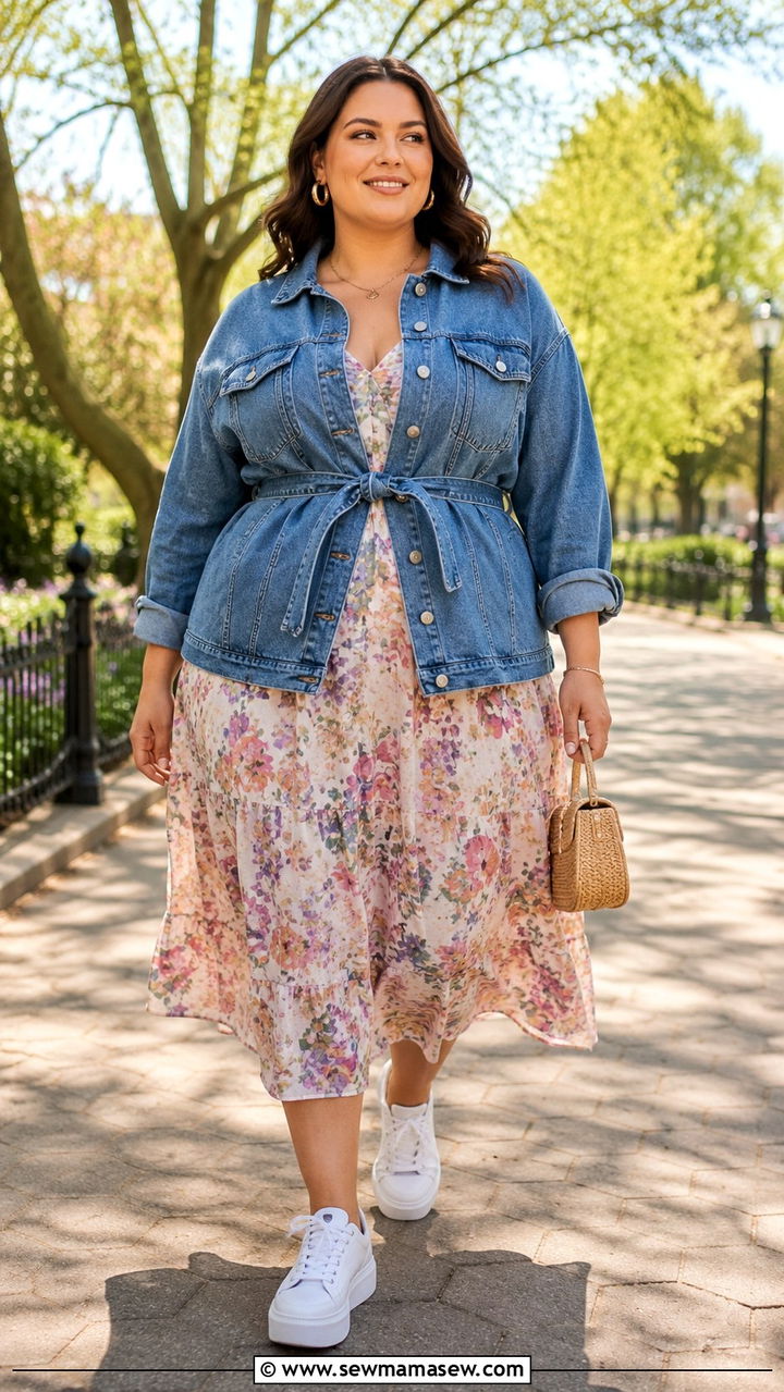 Plus size denim jacket outfit Eloquii - 20 Plus size from Eloquii