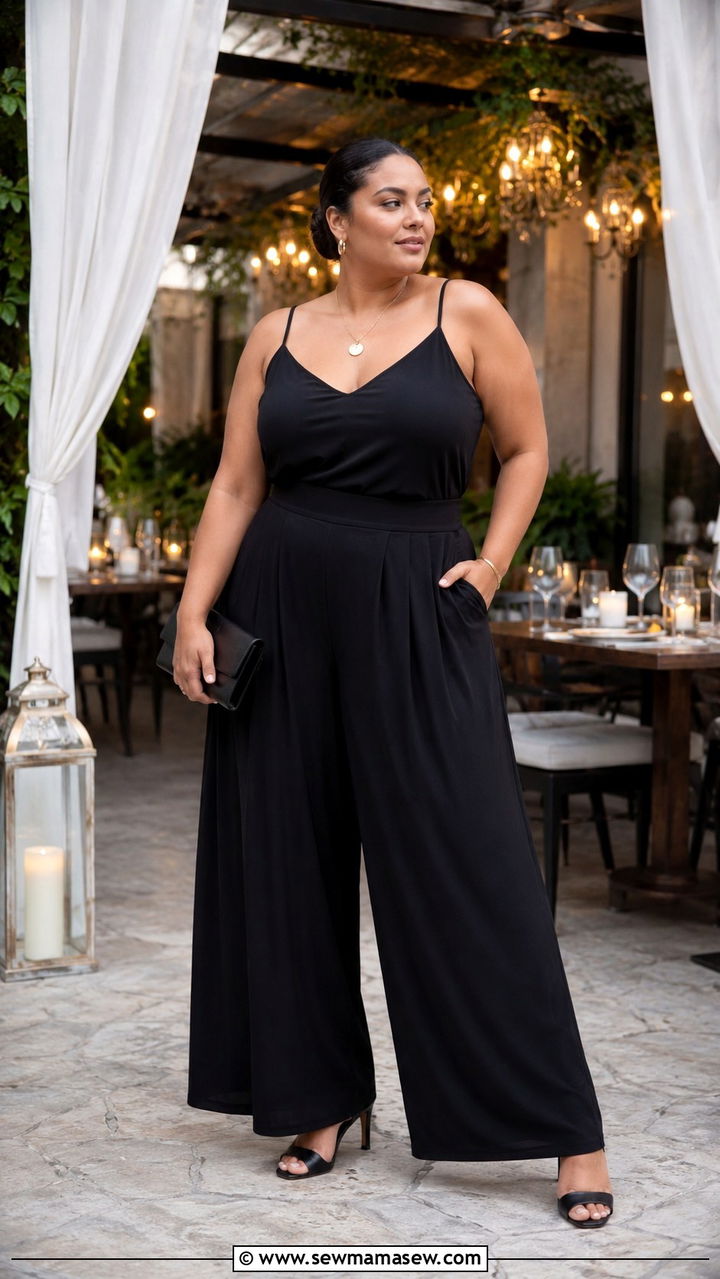 Plus size palazzo pants outfit - 30 Plus size vacation outfit ideas