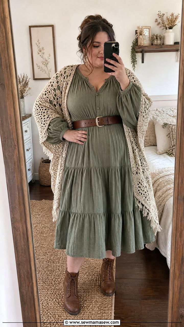 Plus size prairie dress outfit - 25 Plus size outfit ideas cottagecore