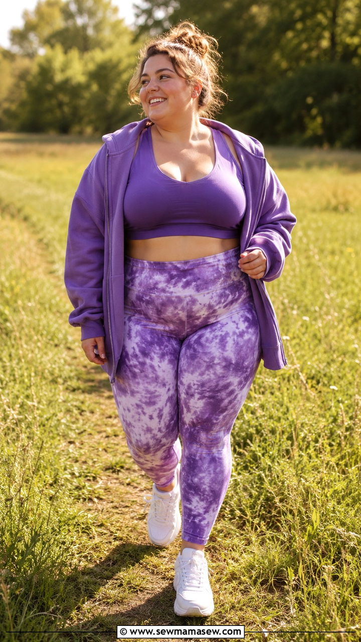 Plus size tie dye running outfit - 30 Running outfit ideas plus size