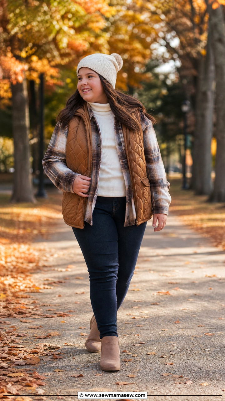 Plus size tween layered fall outfit - 25 Tween outfit ideas plus size