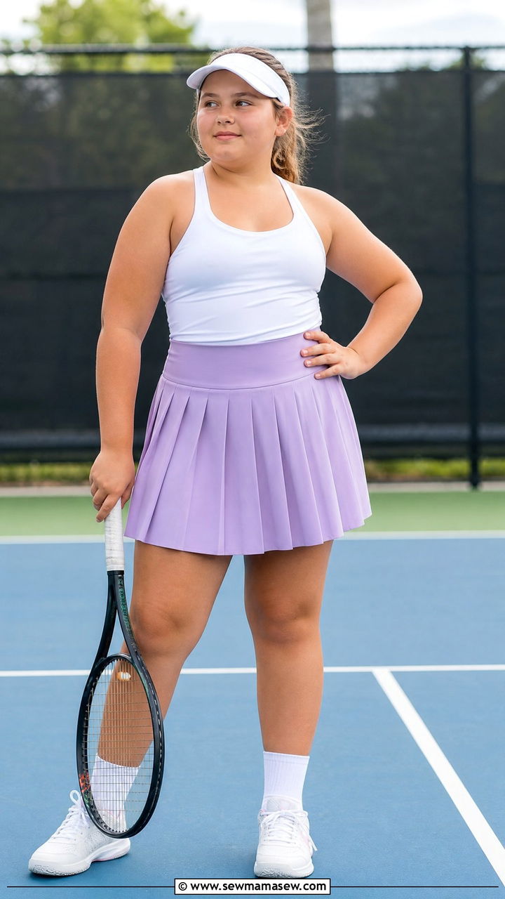 Plus size tween sporty tennis skirt outfit - 25 Tween outfit ideas plus size