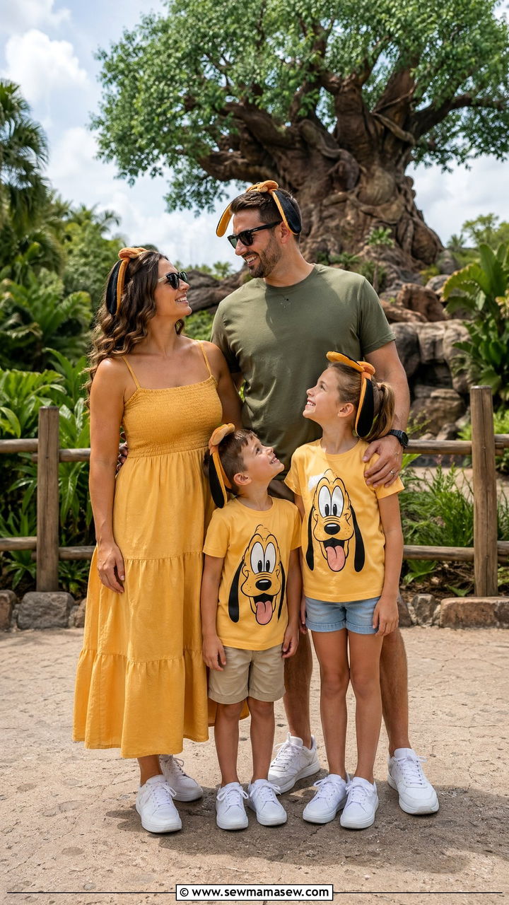 Pluto Family Matching Outfits Disney - 35 Disney outfit ideas for family