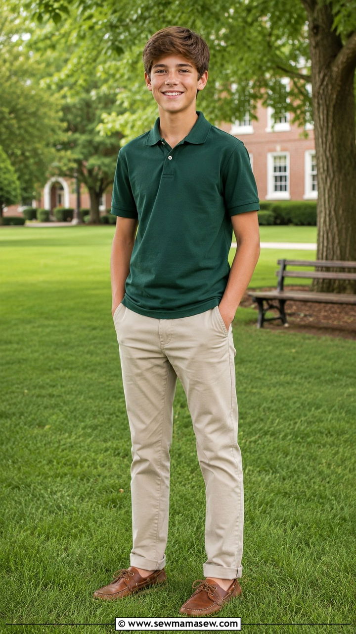 Polo Shirt And Chinos Middle School Graduation - 30 Middle school graduation outfits